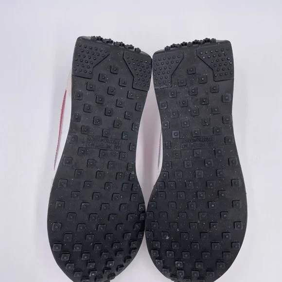 Nike Waffle Trainer 2 White / Gym Red - Black Womens Shoes - Picture 6 of 8